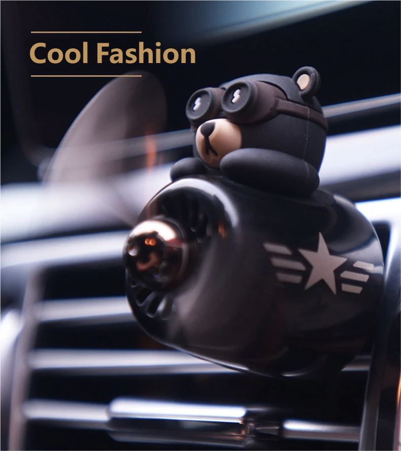 Car Vent Clip Air Freshener - Black