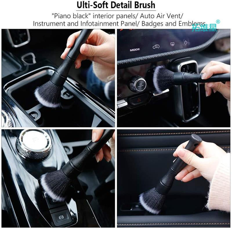 Cepillo de Detalles de Auto Ultra Suave para Interior
