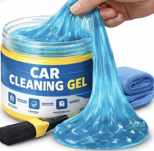 Kit de gel de limpieza para interior de coche AutoClean Pro - Eliminador de polvo y migas para rejillas de ventilación, consola y espacios reducidos