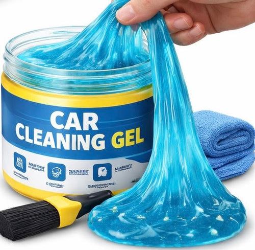 AutoClean Pro Car Interior Cleaning Gel Kit - Dust & Crumb Remover for Vents, Console & Tight Spaces