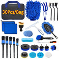 40PCS Car Detailing Brush Set Soft Brush Interior Wheel Valet Pro Cleaning Kit