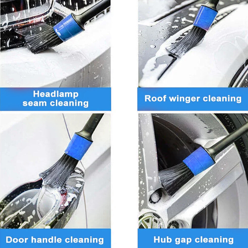 40PCS Car Detailing Brush Set Soft Brush Interior Wheel Valet Pro Cleaning Kit